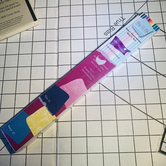 Scrapbooking Lot Book Stickers & ColorCore Card Stock 20 Colors Pack Sand NEW - Picture 4 of 10